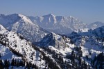 schneebedeckte Berglandschaft